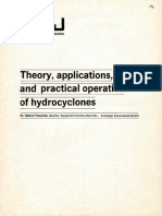 Theory, Applications, and Practical Operation of Hydrocyclones