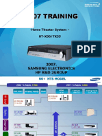 HT-X30 TX35 Training Manual