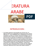 LITERATURA ARABE