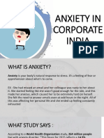 Anxiety in Corporate India