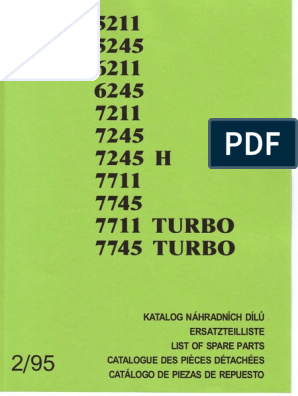 ZETOR 7245 Catalogue PDF | PDF