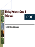 Ekologi Kota Dan Desa