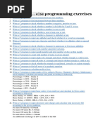 List of Problem in Conditional Statement