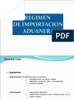 Diapositivas Regimen de Importacion Aduanera