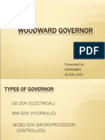 Woodward Governor: Presented By: Saraswati Je/Dsl/Goc