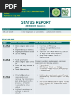 Status Report: (Mercedes Class A)