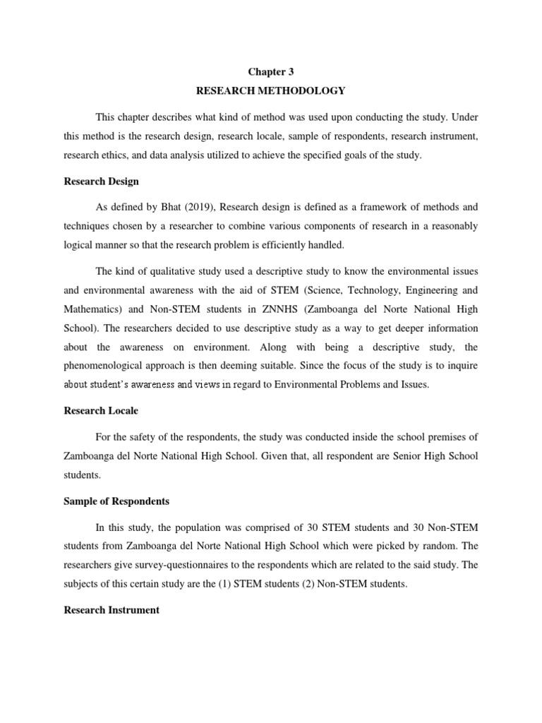 Chapter III | PDF | Data Analysis | Qualitative Research