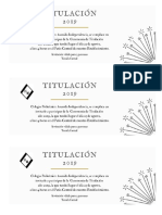 Invitación Titulación