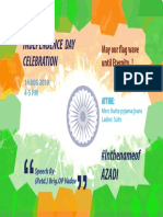 Independence Day Celebration: 14 AUG 2019 4-5 PM