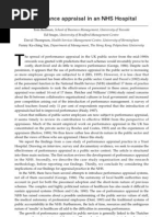 Download Performance Appraisal in an NHS Hospital by Asan Bazilov SN42556392 doc pdf