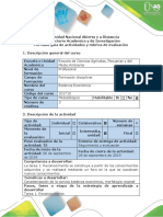 Guía de Actividades y Rubrica de Evaluación Tarea 1 - Reconocimiento