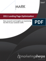 MarketingSherpa 2011 Landing Page Optimization Benchmark Report