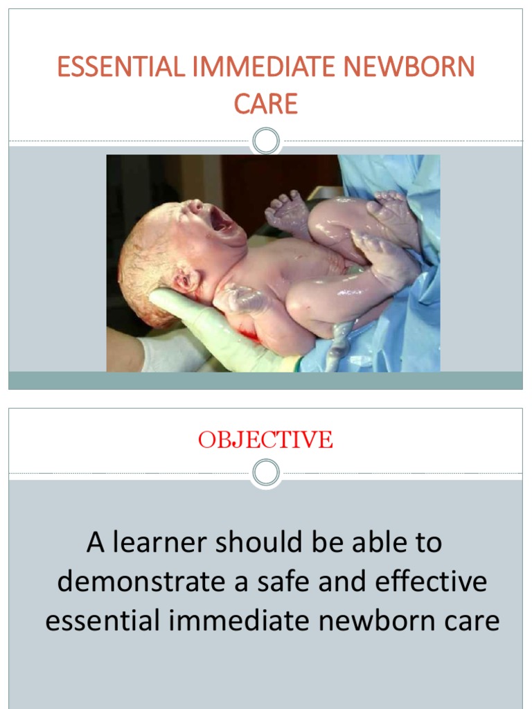 Essential Newborn Care Protocol Guide | PDF | Hygiene | Shaving