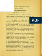 1955 AL Applied Mathematics Paper 1, 2