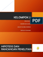 Hipotesis Dan Rancangan Penelitian