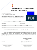 3X3 Basketball Tournament: Barangay Dayangdang