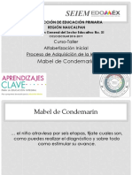 Proceso de Adquisición de La Lectura Mabel de Condemarín Revisado