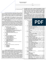 Long Test Grade 8 Fourth Grading