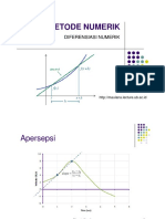 11 Diferensiasi Numerik PDF