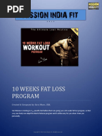 MIF - 10 Weeks Fat Loss Program