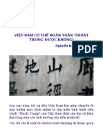 Việt Nam Có Thể Hoàn Toàn ‘Thoát Trung’ Được Không