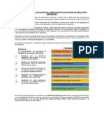 Instructivo para La Aplicación Del Formulario de Evaluación de Simulacros Nacionales