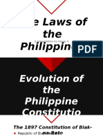 Evolution of Philippine Constitution