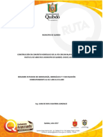 Resumen Hidraulico Circunvalar 900M PDF