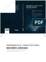 13 - Hermenêutica Constitucional - Decisões Judiciais - Mauro Augusto Ponce de Leão Braga (2016) PDF