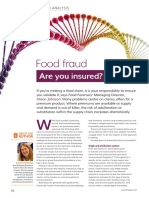 Food Fraud: Are You Insured?