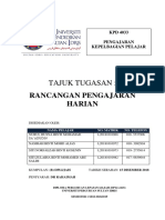 Tajuk Tugasan:: Rancangan Pengajaran Harian