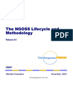 The NGOSS Lifecycle and Methodology: Release 4.5