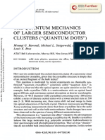 Bawendi1990 - The Quantum Mechanics of Larger Semiconductor Clusters (Quantum Dots)