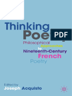 Acquisto - Thinking Poetry Philosophical Approaches to Nineteenth-Century French Poetry.pdf