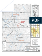 Mapa topográfico de la región de Sayapullo en Guatemala