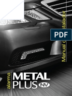 Manual Vehiculo Alarma Metal Plus Nv. Instalador