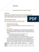 Article Assignment: Purpose Scenario