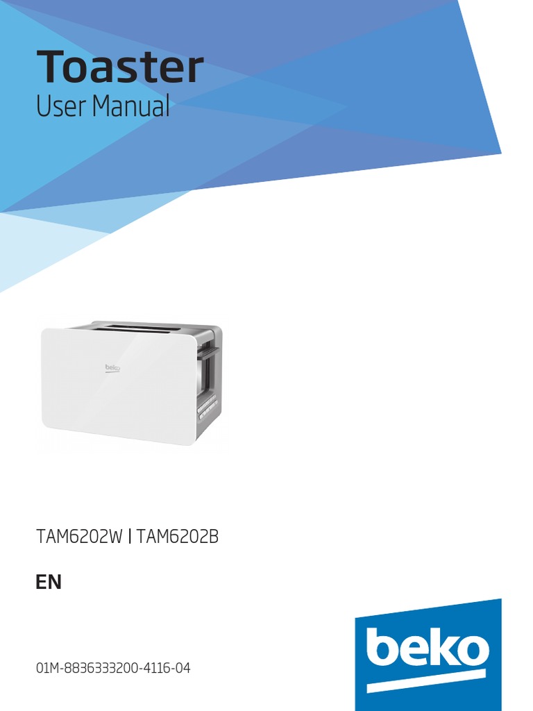 Beko Toaster User Manual | PDF | Toast | Manufactured Goods