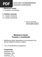 Fisiologia das citomembranas Liquidos corporais.pptx