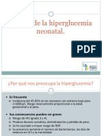 Manejo de La Hiperglucemia Neonatal. Macarena Reolid Pérez R3 HGUA Sección Neonatología Tutor - Pedro Muñoz.