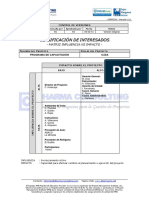 MAtriz Influencia Vs Impacto