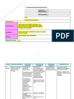 Ejemplo Planificación