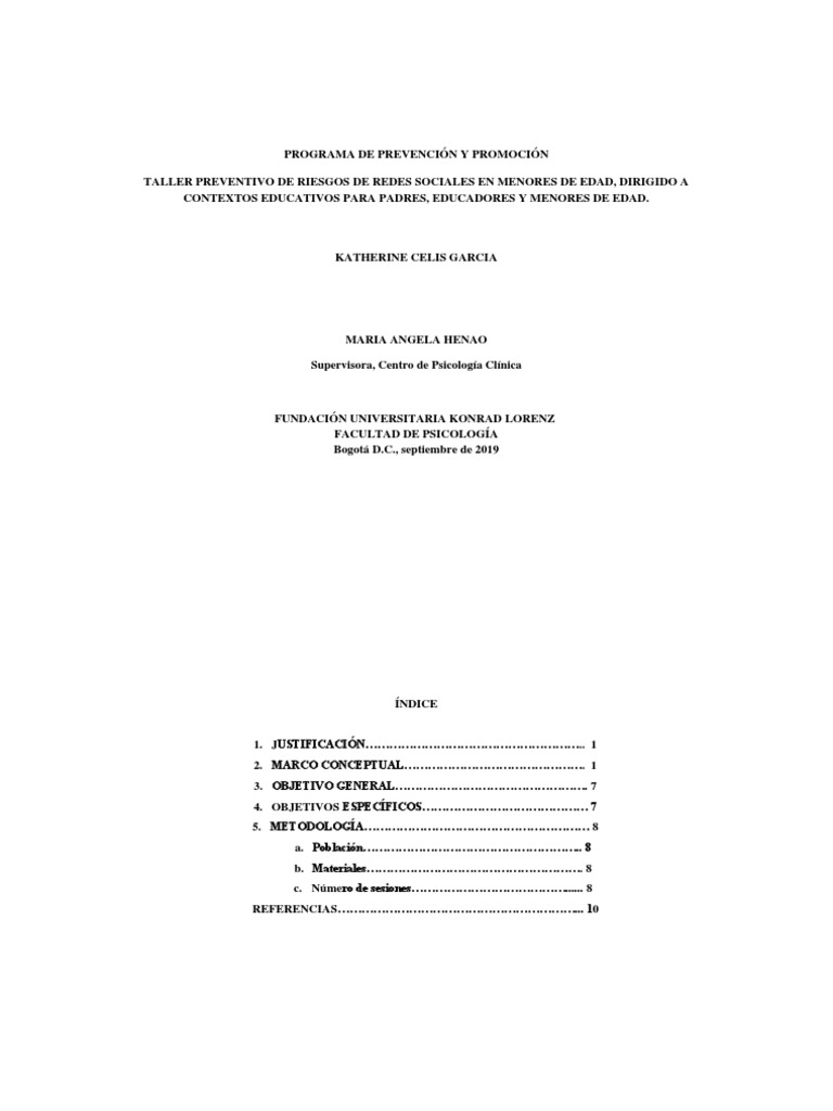 Prevención de Riesgos en Redes Sociales | PDF | Acoso cibernético ...