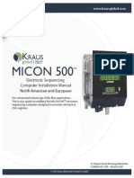 Kraus Micon 500 Manual