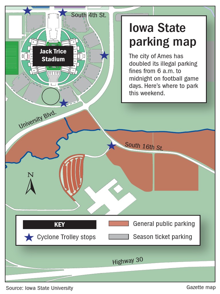 ISU Football Parking Former Missouri Valley Conference Teams Big 12