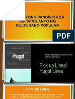 Slide Hugot/ Pick-Up Line