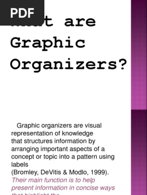 Graphic Organizer Lesson