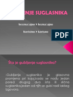 GUBLJENJE SUGLASNIKA - Prezentacija