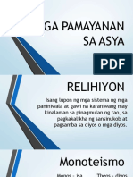 Mga Pamayanan SA Asya