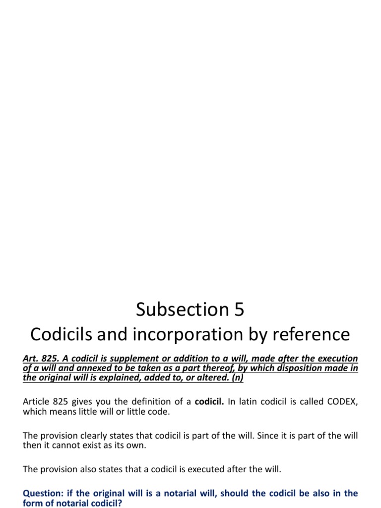 Succession Law Notes | PDF | Will And Testament | Wills And Trusts